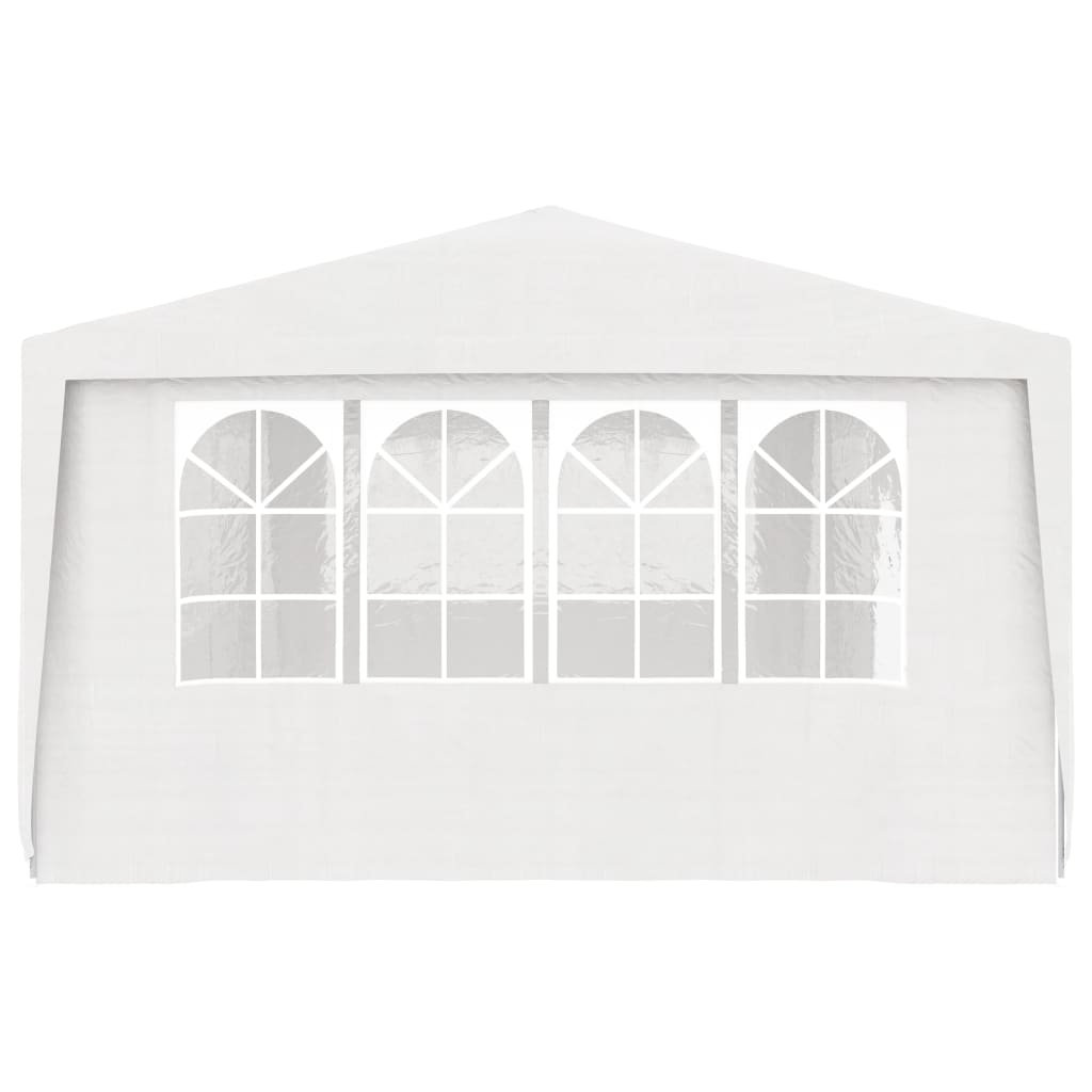 Gazebo Professionale con Pareti 4x9 m Bianco 90 g/mÃƒâ€šÃ‚Â²