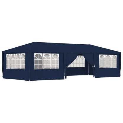 Gazebo Professionale con Pareti 4x9 m Blu 90 g/mÃƒâ€šÃ‚Â²