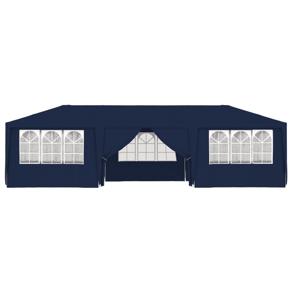 Gazebo Professionale con Pareti 4x9 m Blu 90 g/mÃƒâ€šÃ‚Â²
