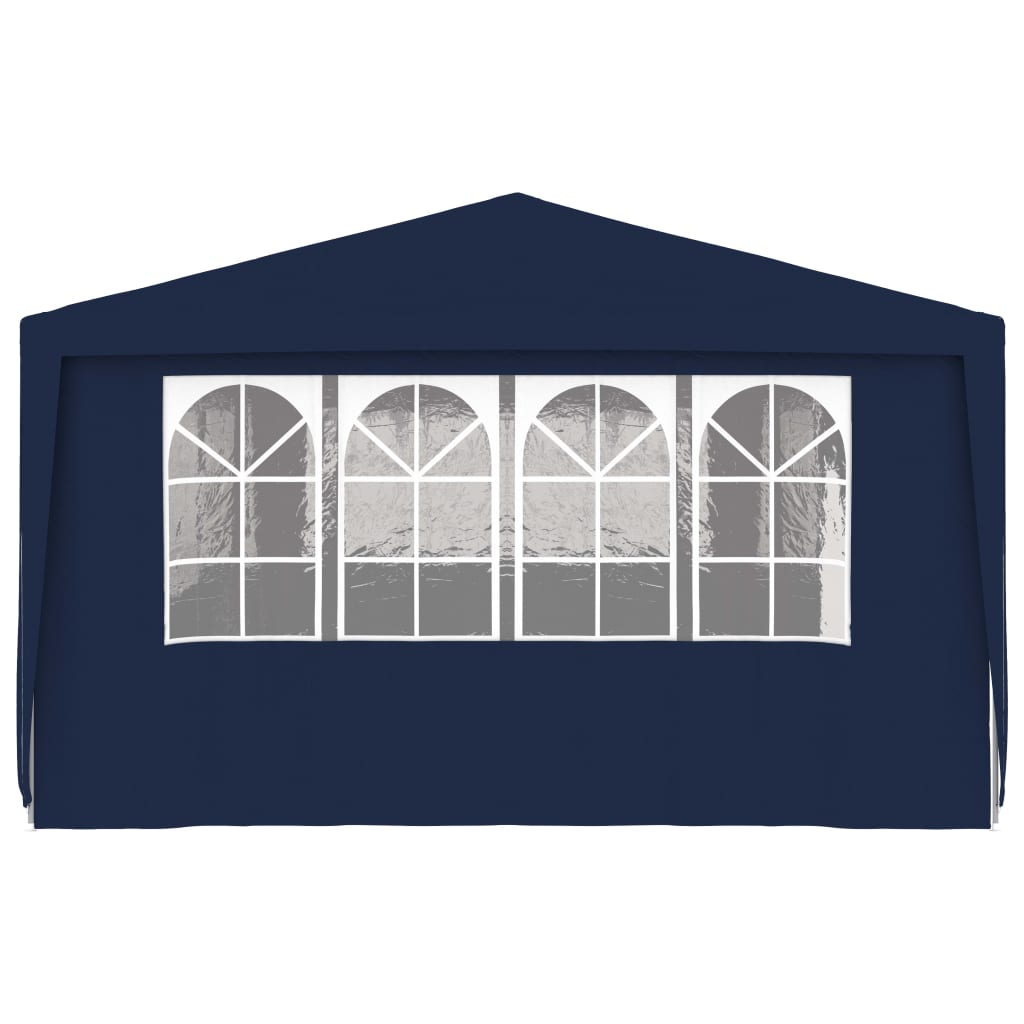 Gazebo Professionale con Pareti 4x9 m Blu 90 g/mÃƒâ€šÃ‚Â²
