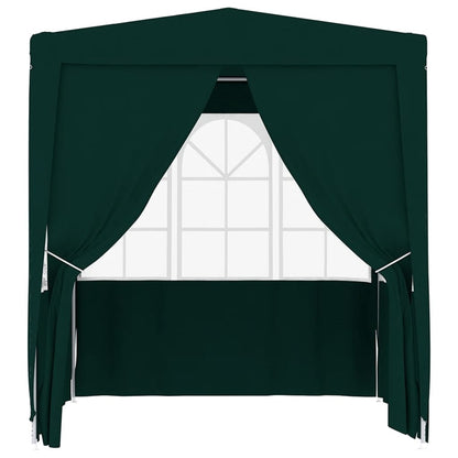 Gazebo Professionale con Pareti 2,5x2,5 m Verde 90 g/mÃ‚Â²