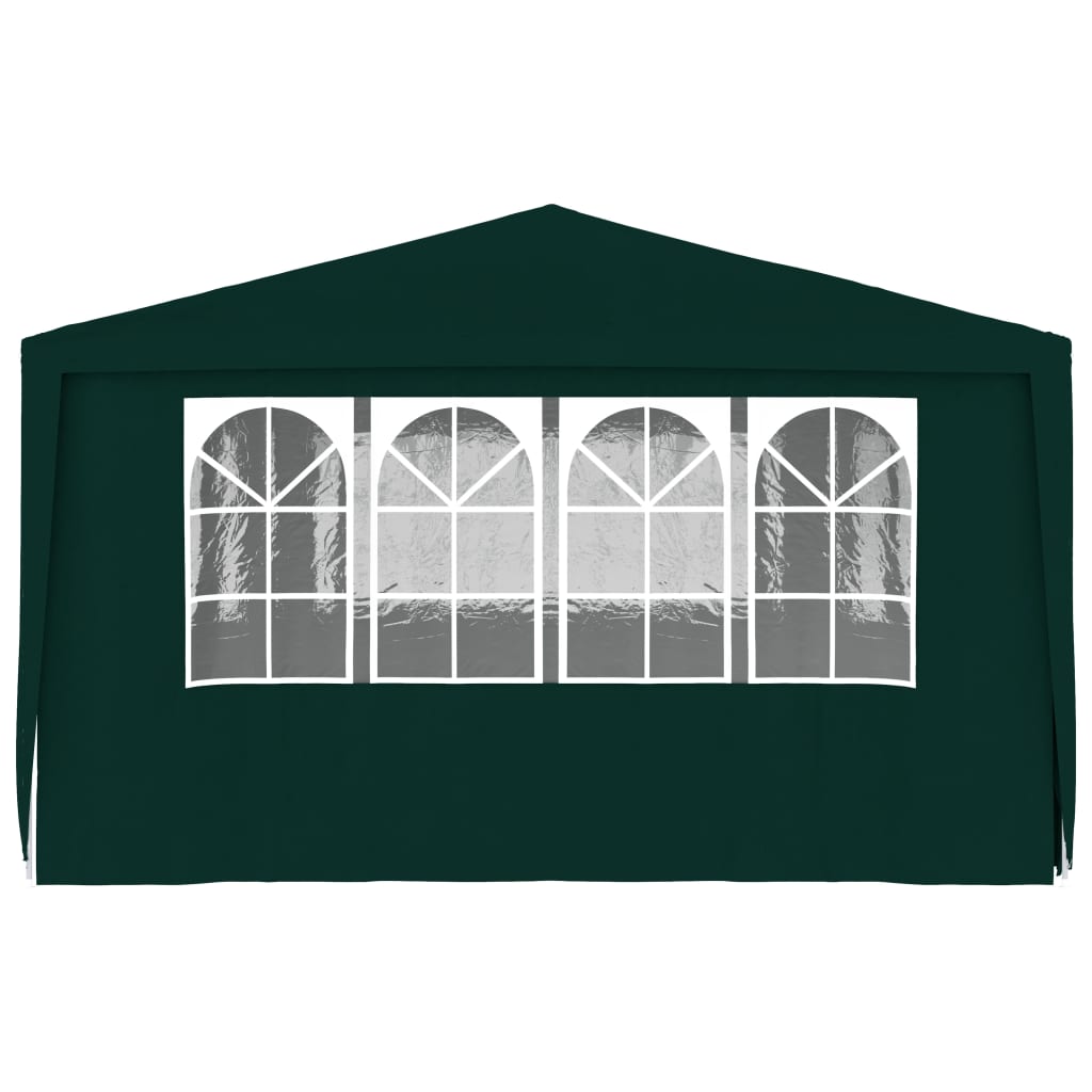 Gazebo Professionale con Pareti 4x6 m Verde 90 g/mÃ‚Â²