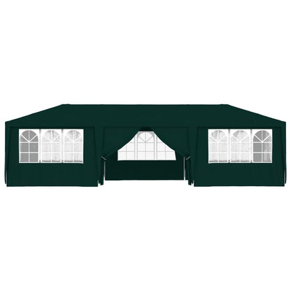 Gazebo Professionale con Pareti 4x9 m Verde 90 g/mÃ‚Â²