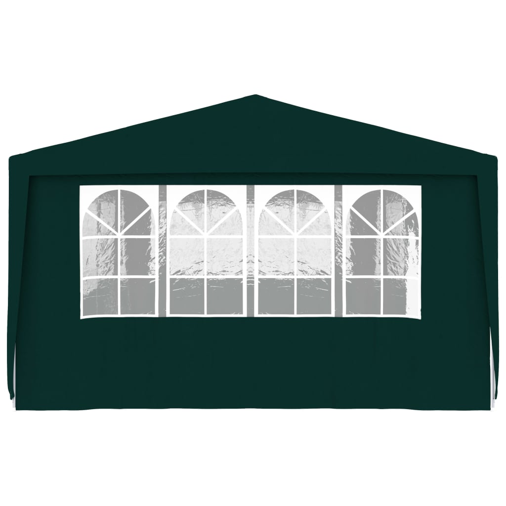Gazebo Professionale con Pareti 4x9 m Verde 90 g/mÃ‚Â²