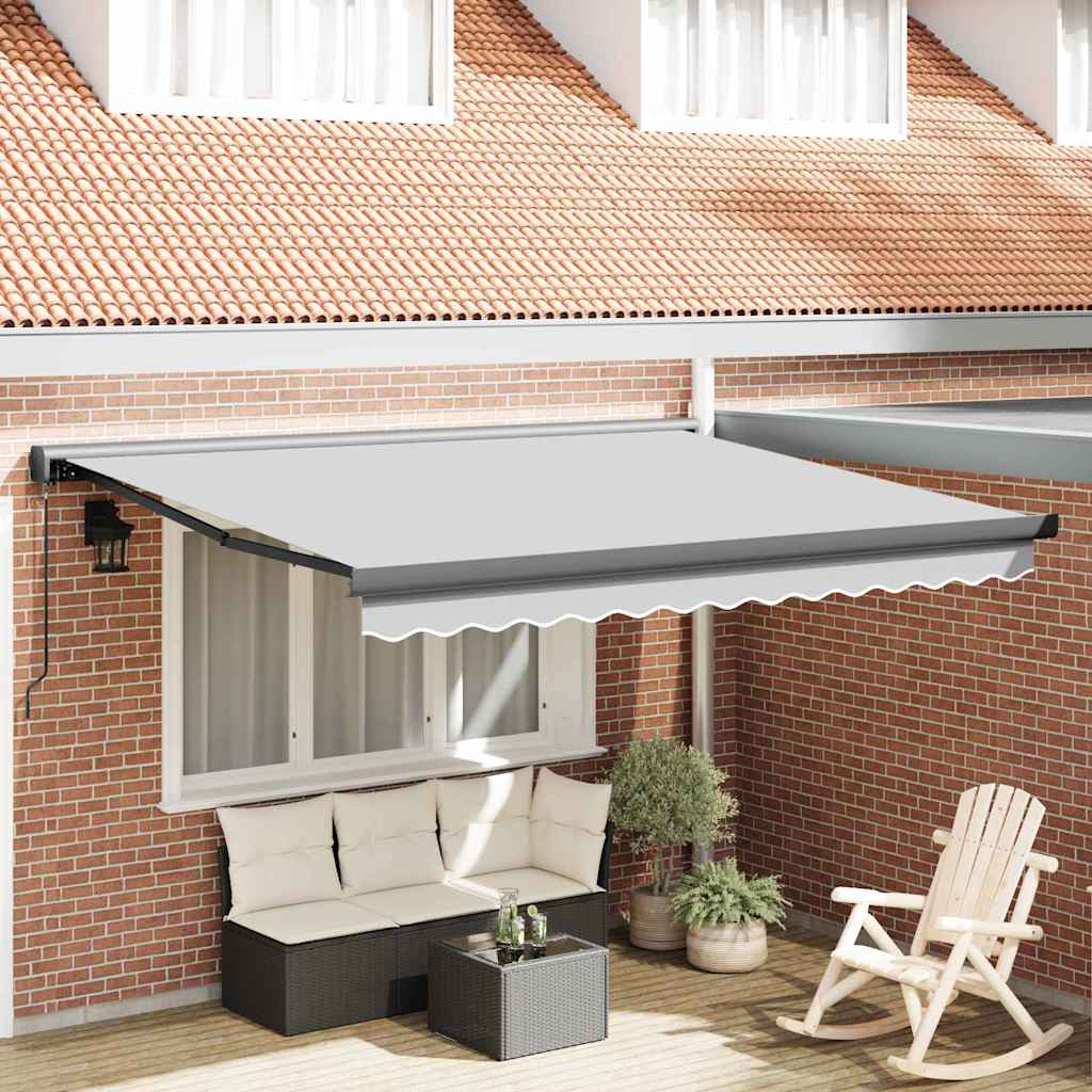 Tenda da Sole Antracite 3,5 x 2,5 m Metallo