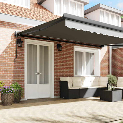 Tenda da Sole Antracite 4,5 Ãƒâ€” 3 m Metallo