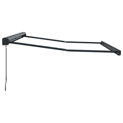 Tenda da Sole Antracite 3,5 x 2,5 m Metallo