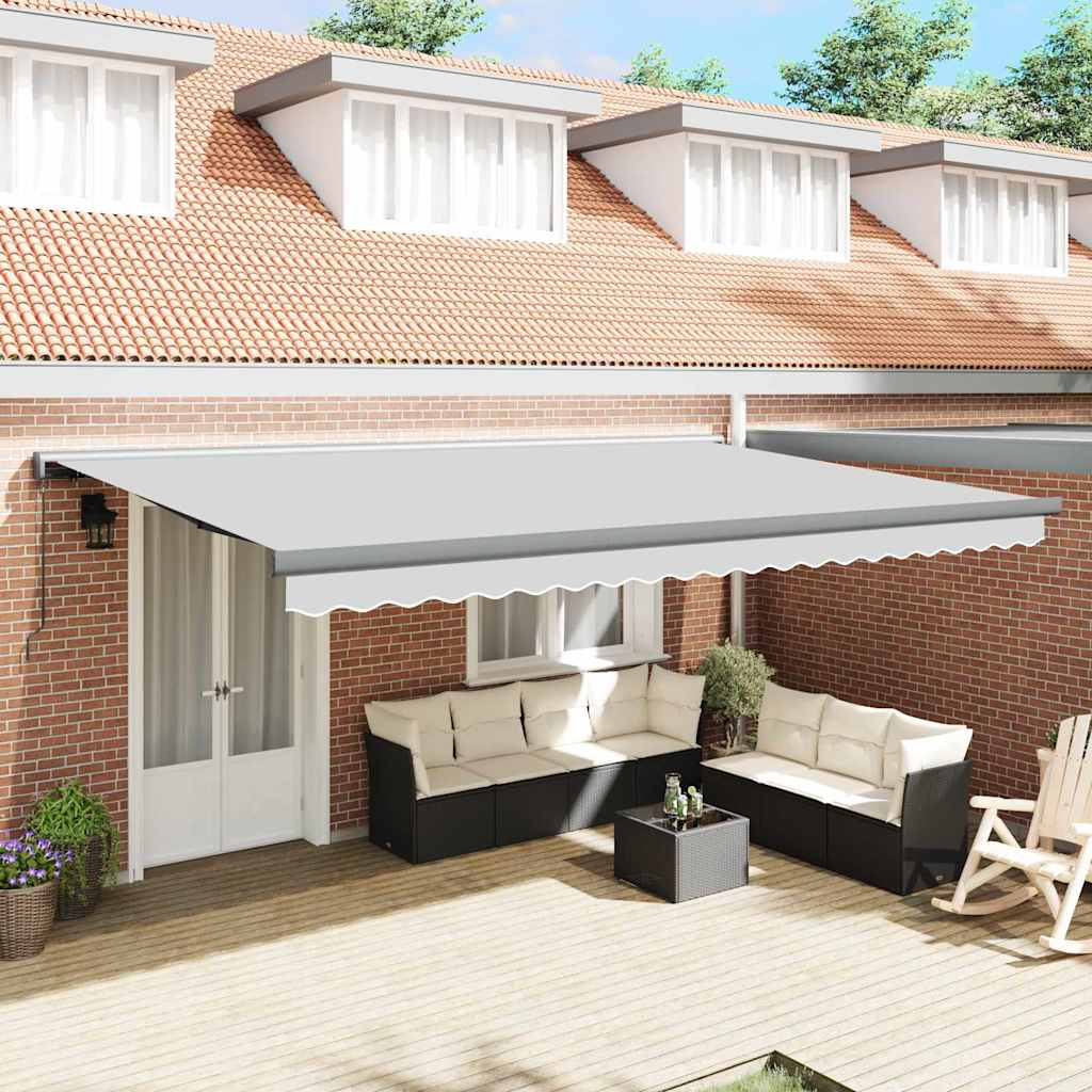 Tenda da Sole Antracite 4,5 Ãƒâ€” 3 m Metallo