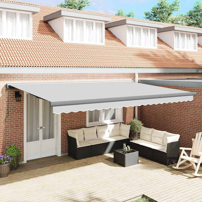 Tenda da Sole Antracite 4,5 Ãƒâ€” 3 m Metallo