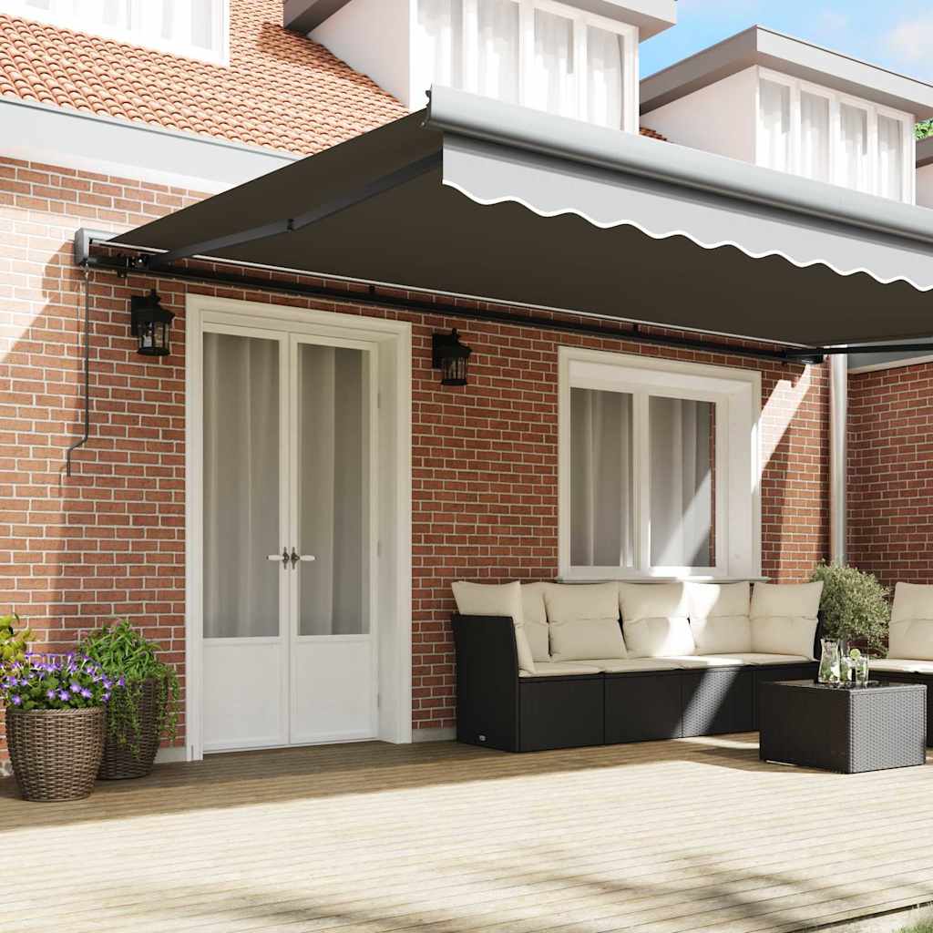 Tenda da Sole Antracite 4,5 Ãƒâ€” 3 m Metallo