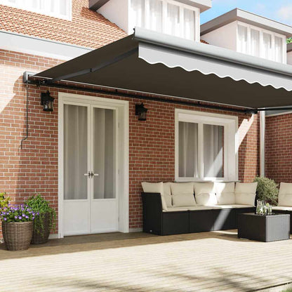Tenda da Sole Antracite 4,5 Ãƒâ€” 3 m Metallo