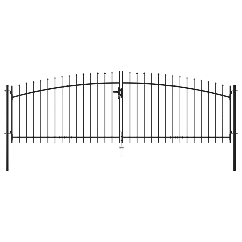 Cancello Doppio con Punte a Lancia 400x175 cm