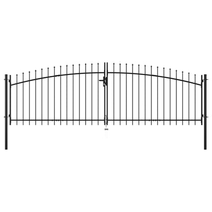 Cancello Doppio con Punte a Lancia 400x175 cm