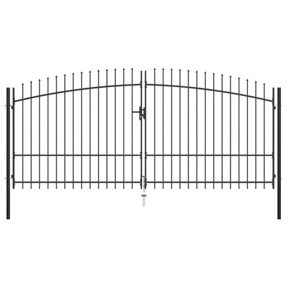 Cancello Doppio con Punte a Lancia 400x225 cm
