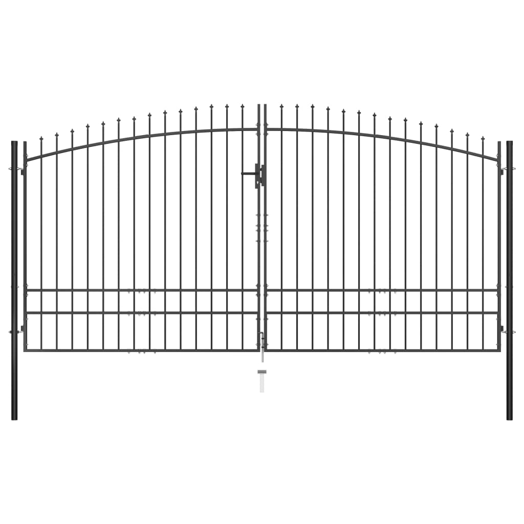 Cancello Doppio con Punte a Lancia 400x248 cm