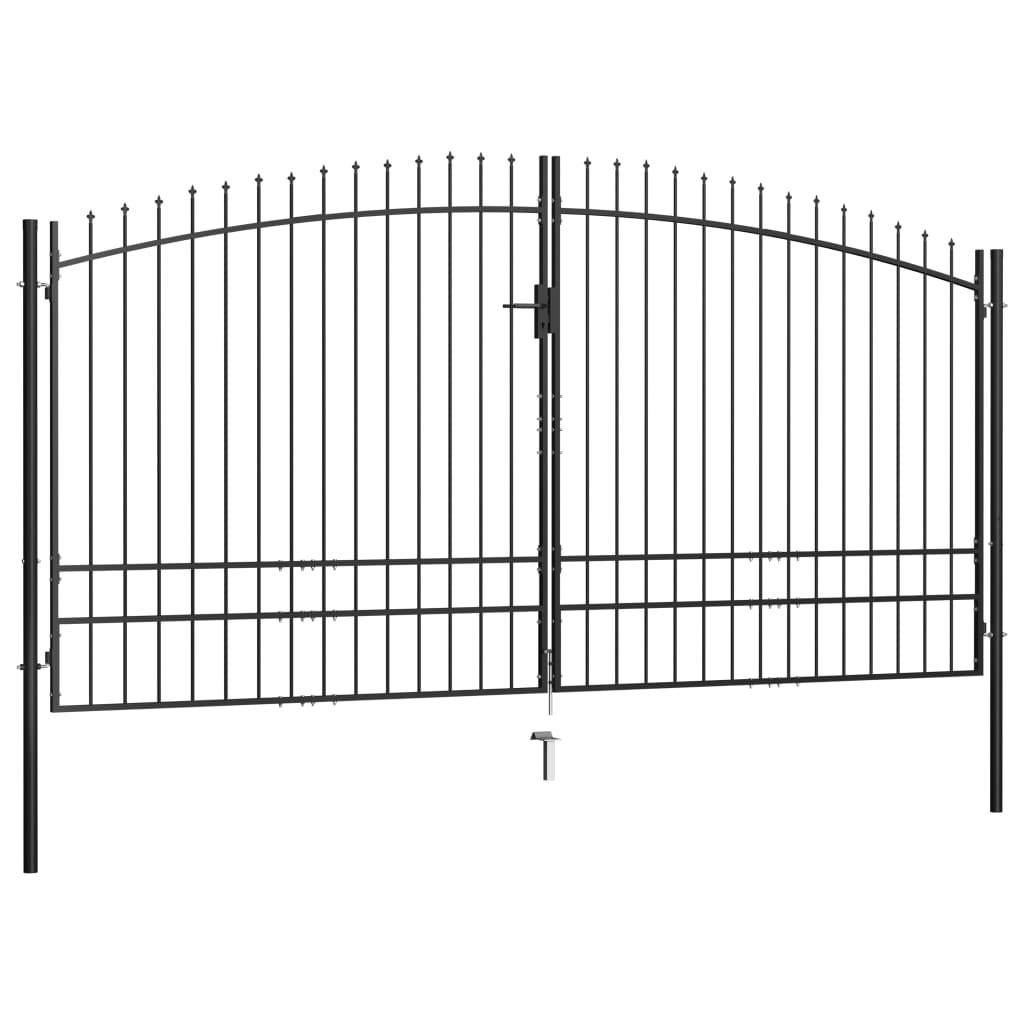 Cancello Doppio con Punte a Lancia 400x248 cm