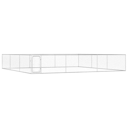 Canile da Esterno in Acciaio Zincato 6x6x1 m
