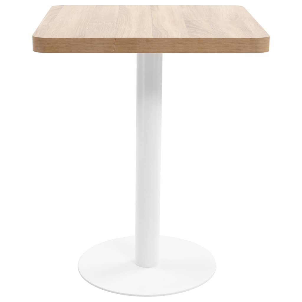 Tavolo da Bistrot Marrone Chiaro 60x60 cm in MDF