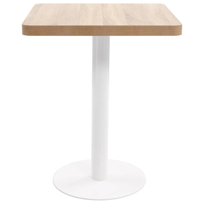 Tavolo da Bistrot Marrone Chiaro 60x60 cm in MDF