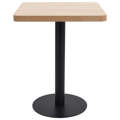 Tavolo da Bistrot Marrone Chiaro 60x60 cm in MDF