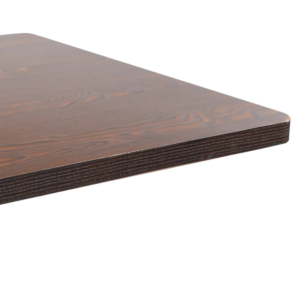 Tavolo da BistrÃ² Marrone Scuro 80x80 cm in MDF