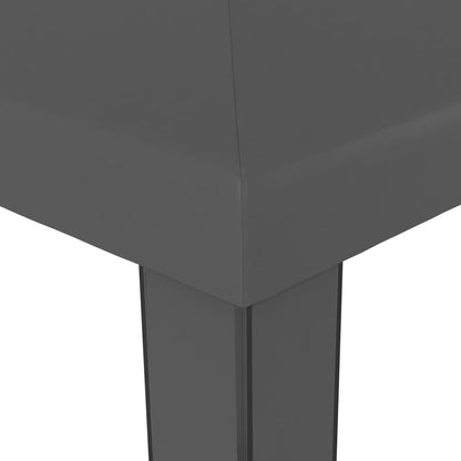 Gazebo con Tetto Doppio 3x6 m Antracite