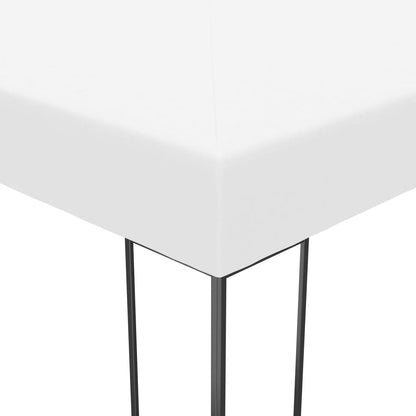 Gazebo da Giardino in Acciaio Verniciato 4x3x2,7 m Bianco