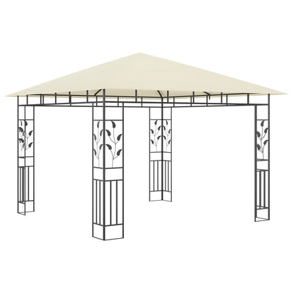 Gazebo con Zanzariera 3x3x2,73 m Crema 180 g/mÃ‚Â²