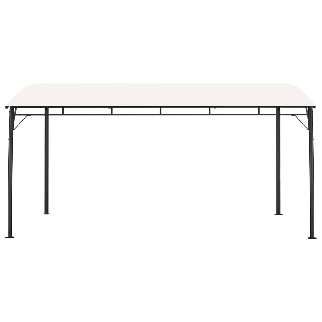 Tenda Parasole da Giardino 4x3x2,55 m Crema