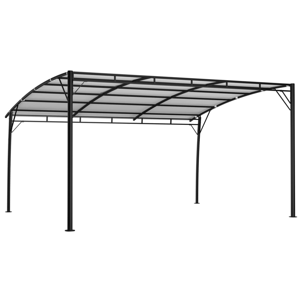 Tenda Parasole da Giardino 4x3x2,55 m Crema