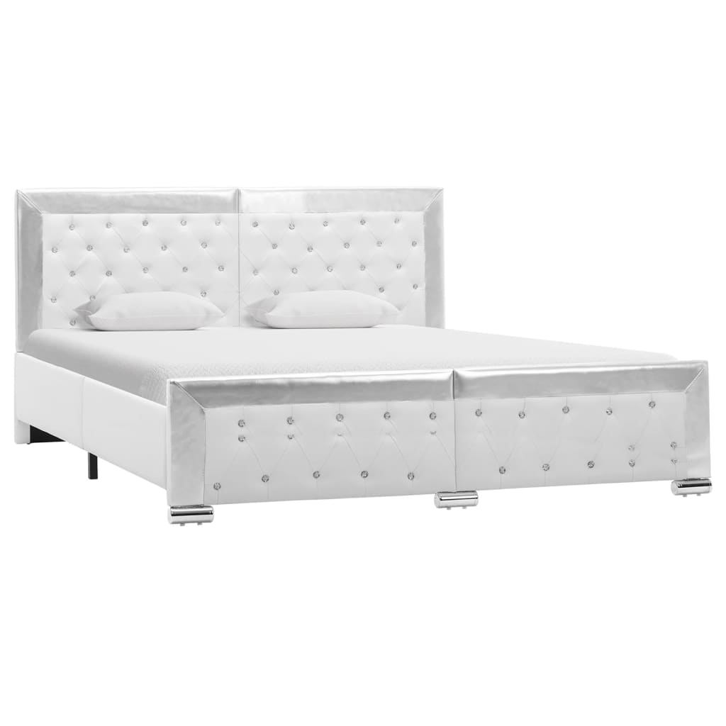 Giroletto Bianco in Similpelle 160x200 cm