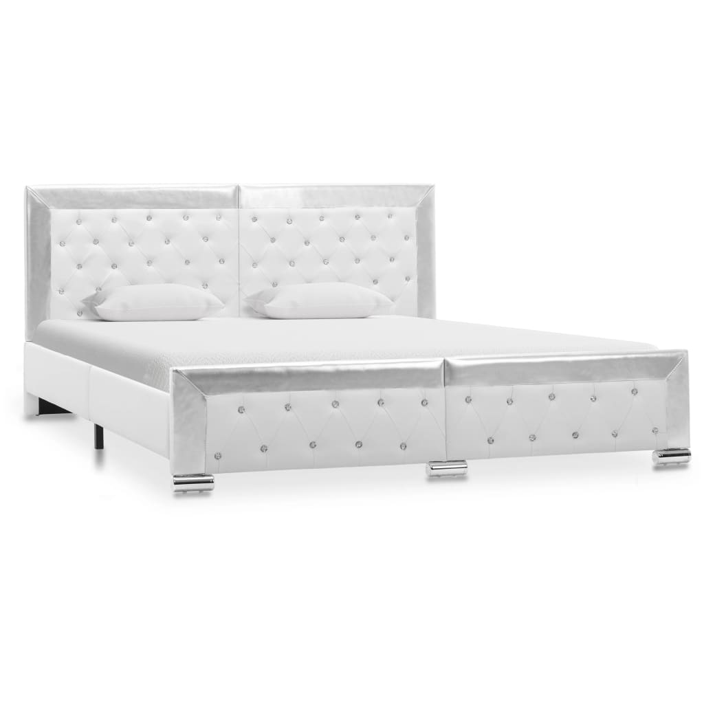 Giroletto Bianco in Similpelle 160x200 cm