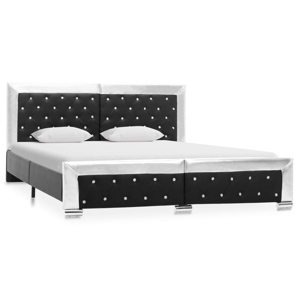 Giroletto Nero in Similpelle 160x200 cm
