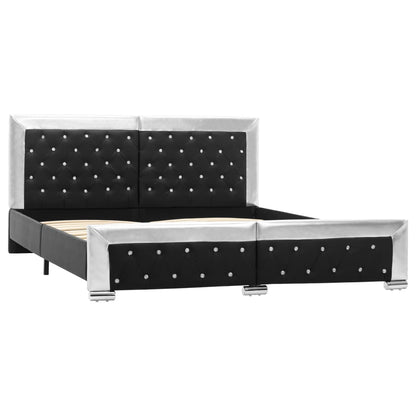 Giroletto Nero in Similpelle 160x200 cm