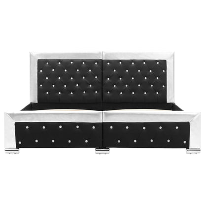 Giroletto Nero in Similpelle 160x200 cm