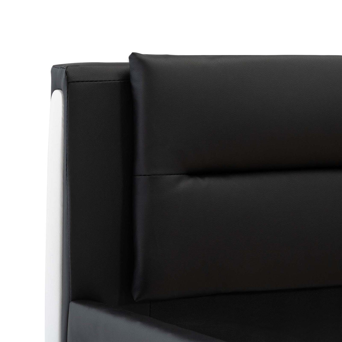 Struttura del letto Nero 160 x 200 cm Pelle Sintetica