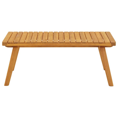 Tavolino da Giardino 90x55x35 cm in Legno Massello di Acacia
