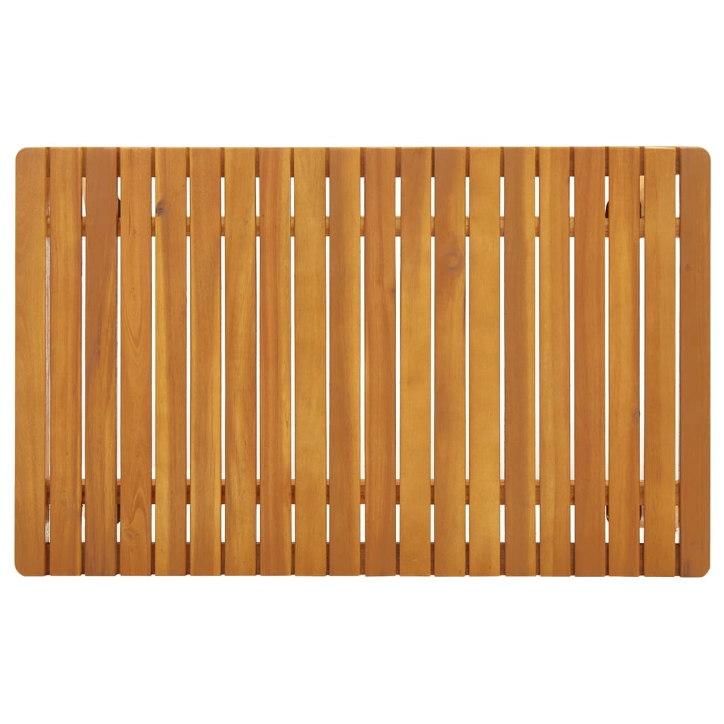 Tavolino da Giardino 90x55x35 cm in Legno Massello di Acacia
