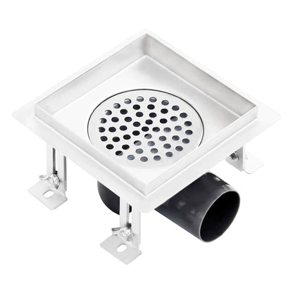 Scarico Doccia 2-in-1 Copertura a Piastrella 15x15cm in Acciaio