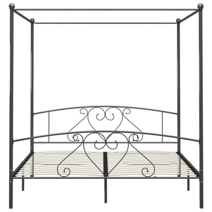 Giroletto Baldacchino senza Materasso 200x200 cm Metallo