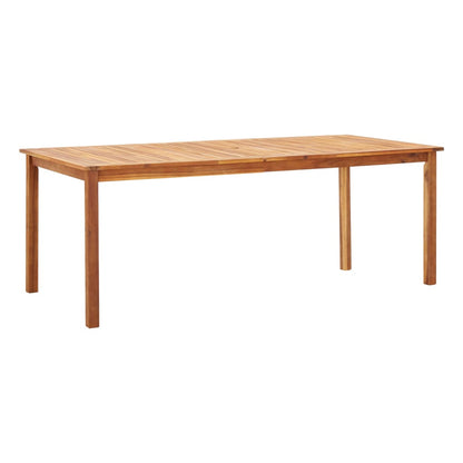 Set Pranzo da Giardino 9 pz Polyrattan e Legno d'Acacia Grigio
