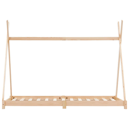 Giroletto per Bambini in Legno Massello di Pino 90x200 cm