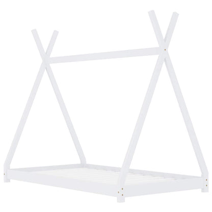 Giroletto per Bambini Bianco in Massello di Pino 80x160 cm