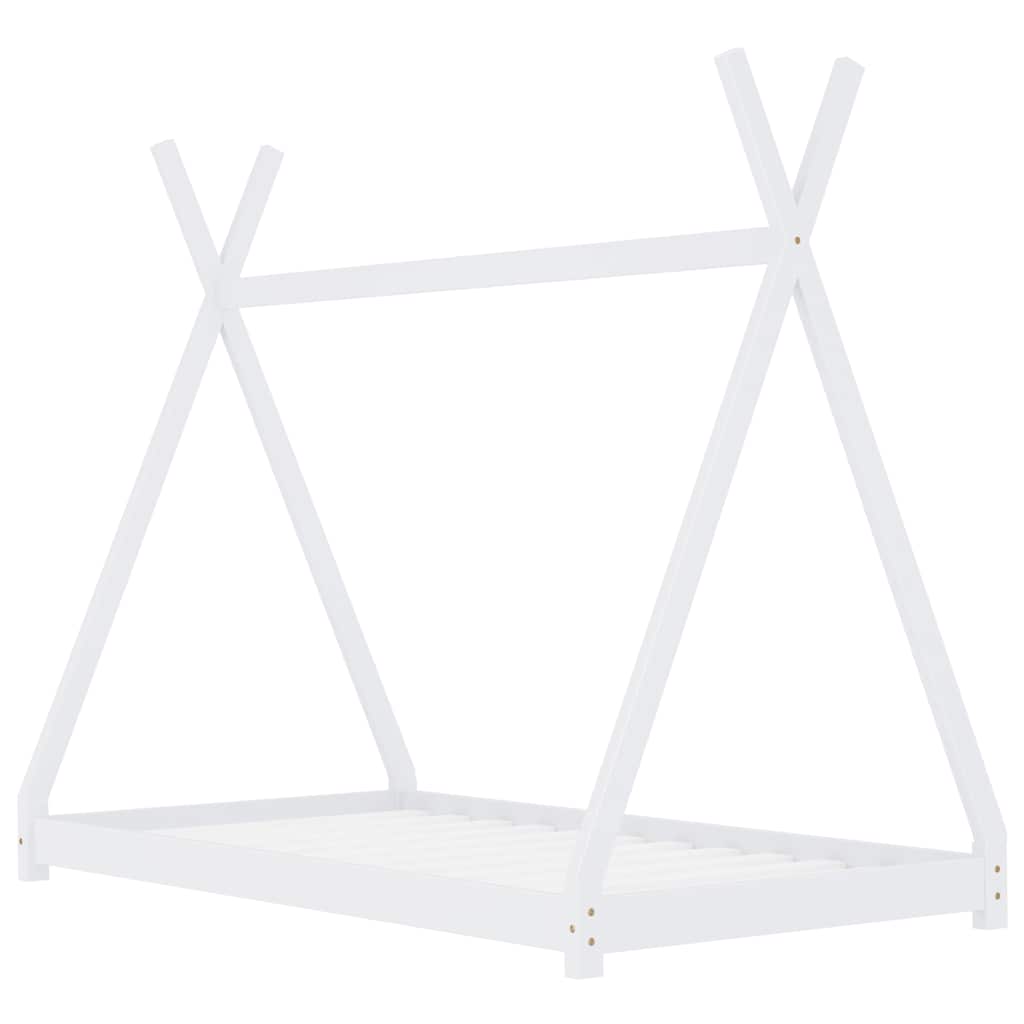 Giroletto per Bambini Bianco in Massello di Pino 90x200 cm