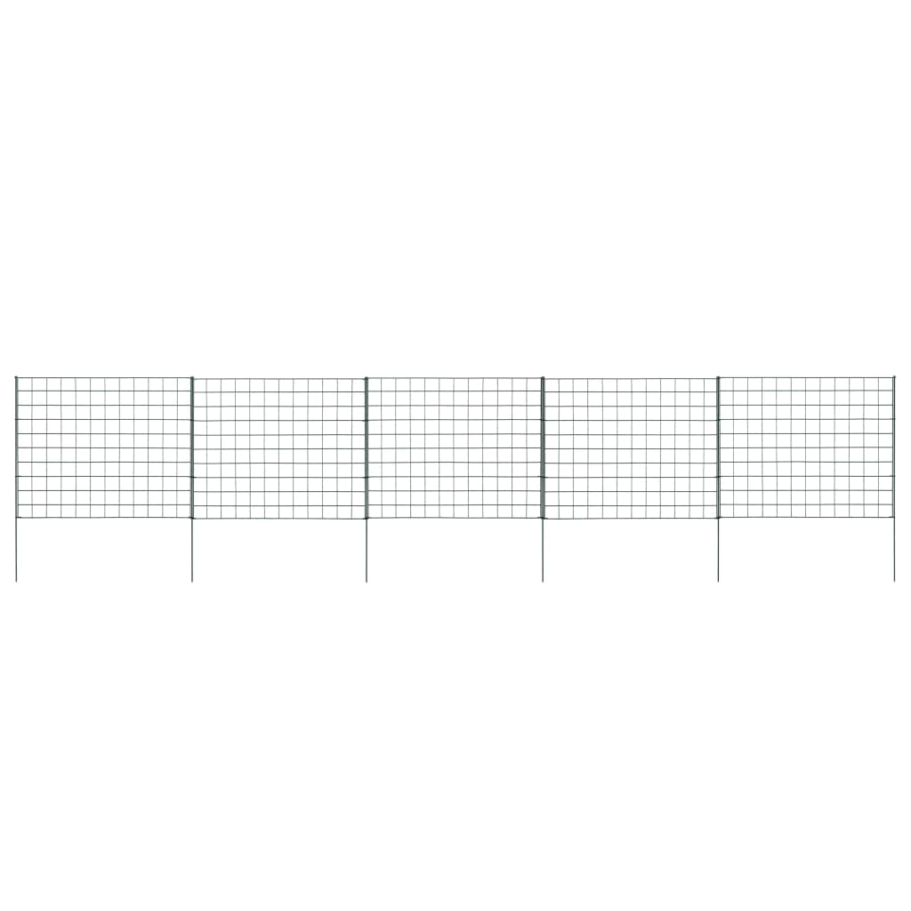 Set Recinzione da Giardino ad Arco 77,5x64 cm Verde
