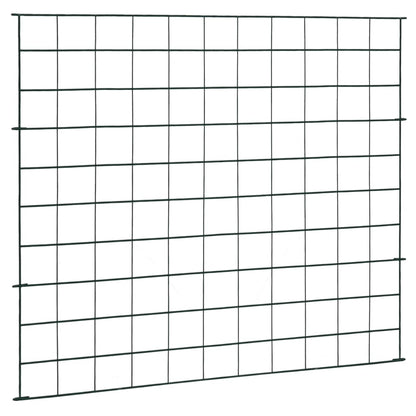 Set Recinzione da Giardino ad Arco 77,5x64 cm Verde