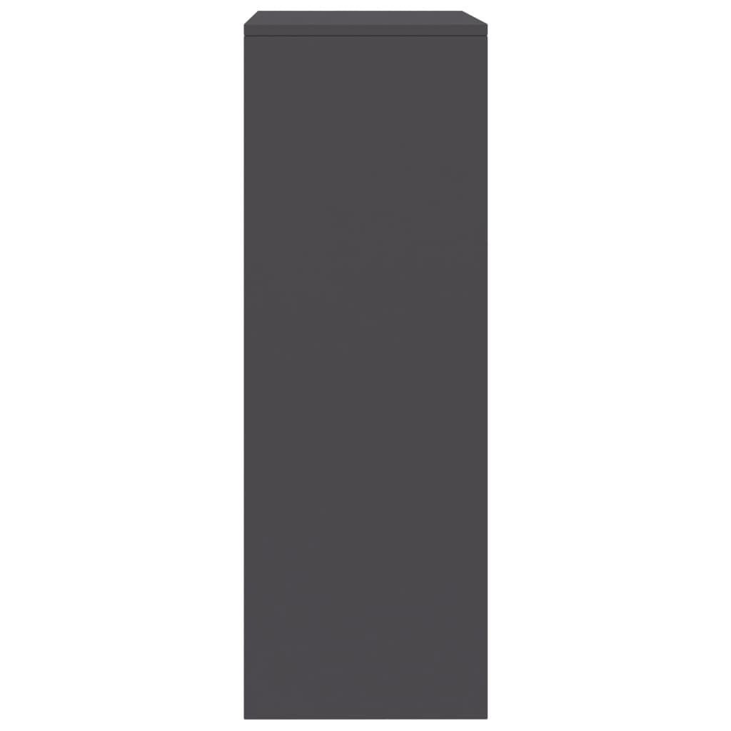 Credenza con 6 Cassetti Grigio 50x34x96 cm in Legno Multistrato