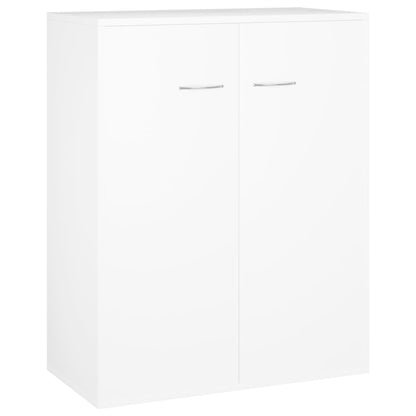 Credenza Bianca 60x30x75 cm in Legno Multistrato
