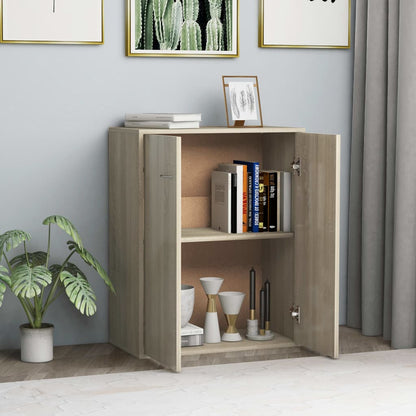 Credenza Rovere Sonoma 60x30x75 cm in Legno Multistrato