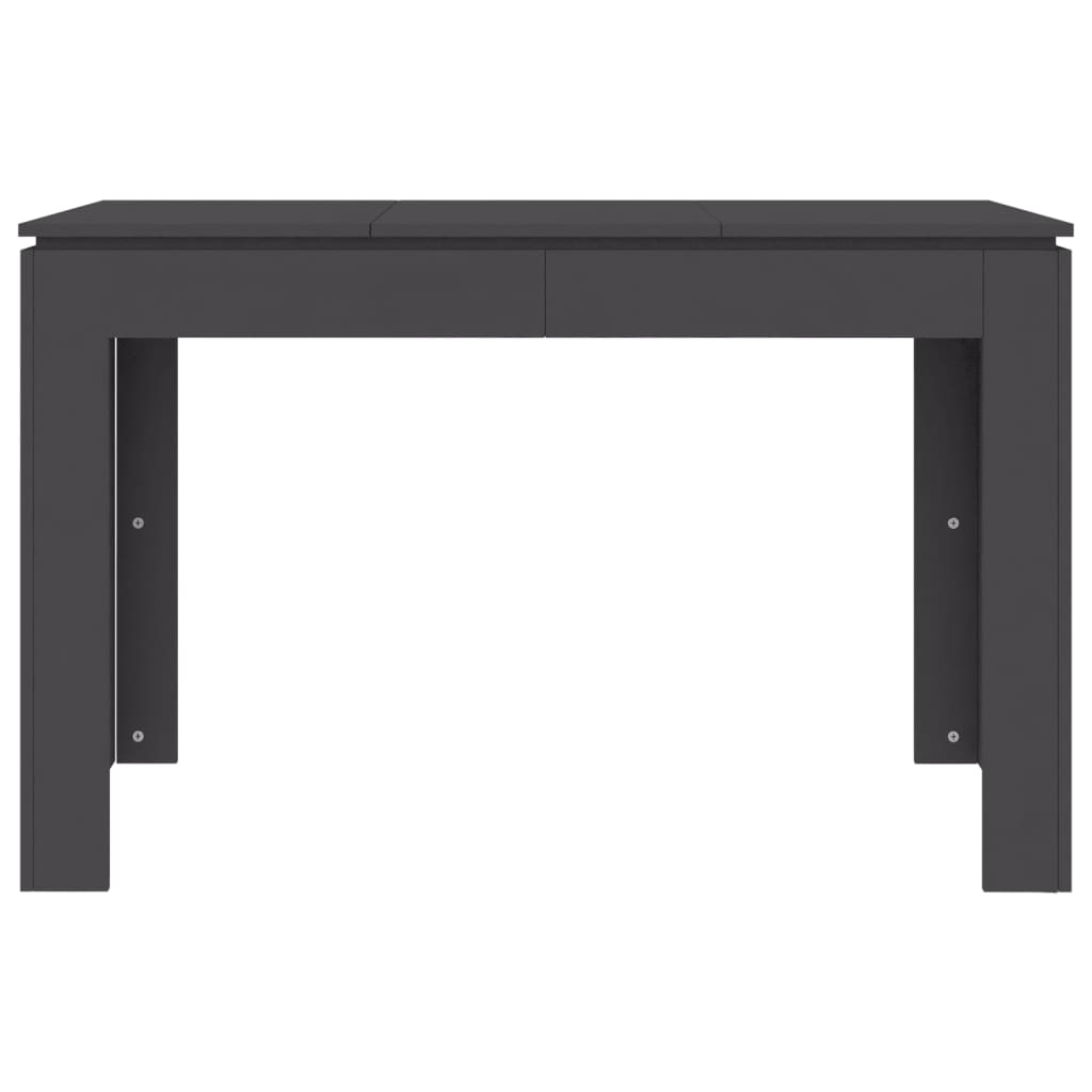 Tavolo da Pranzo Grigio 120x60x76 cm in Legno Multistrato